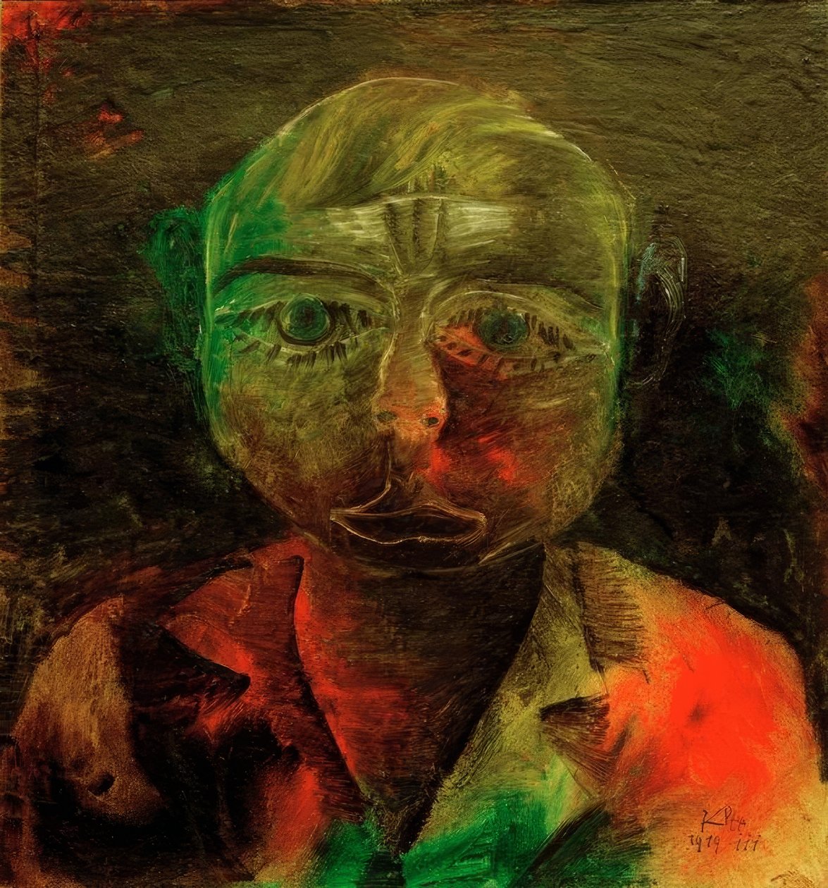 Jonge proletariër door Paul Klee