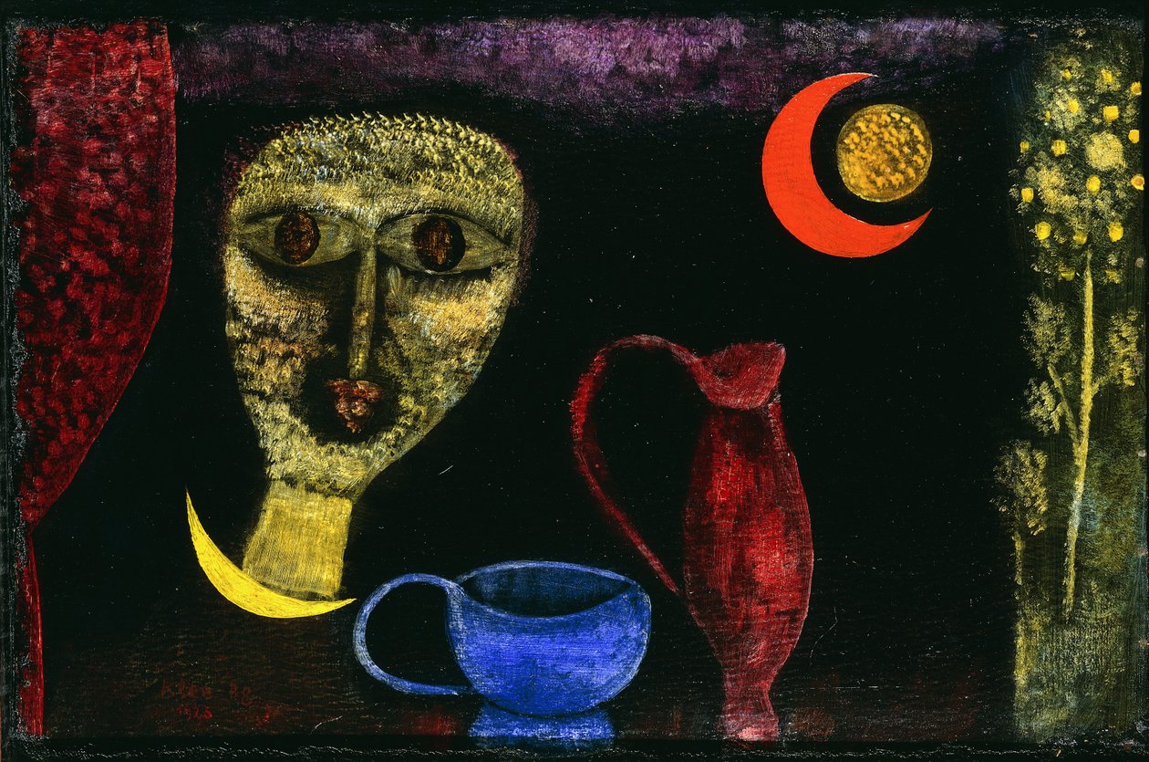 Keramisch-Mystisch (In de stijl van een stilleven) door Paul Klee
