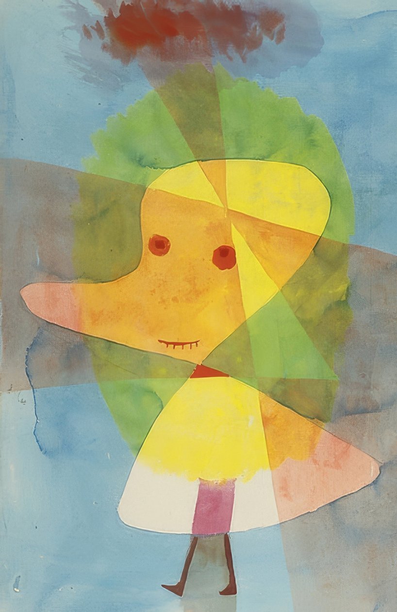 Kleine tuingeest door Paul Klee
