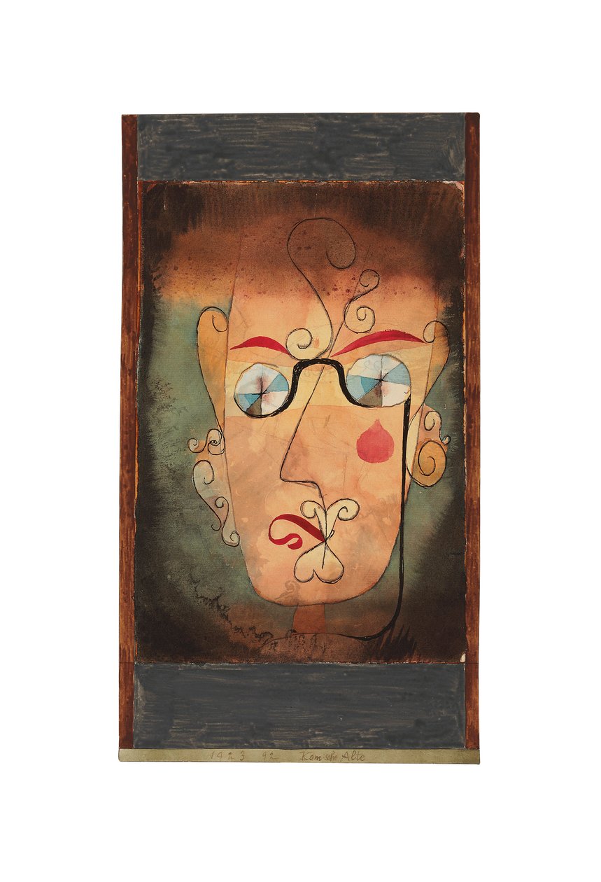 Komische Oude door Paul Klee
