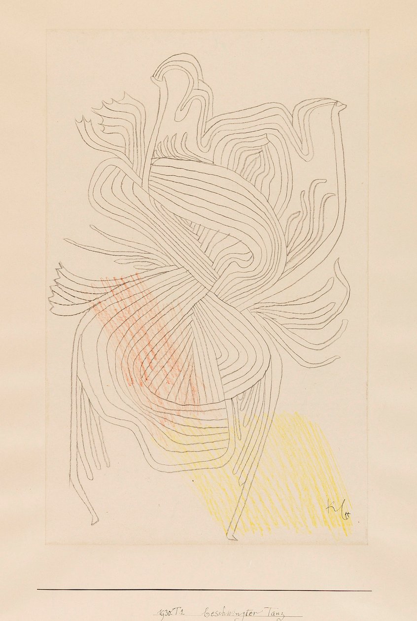 Levendige Dans, 1930 door Paul Klee