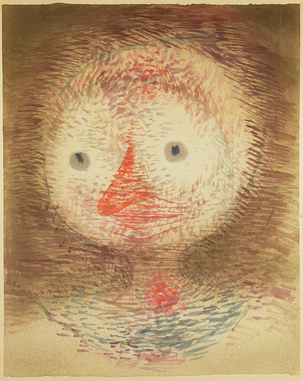Masker: Dwaas meisje door Paul Klee