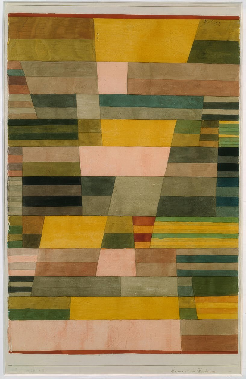 Monument in het fruitland door Paul Klee
