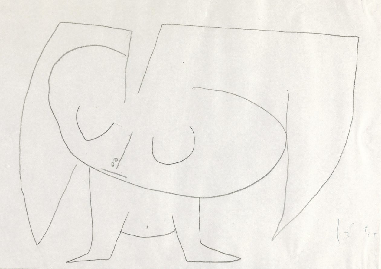 Meer vogel, 1939 door Paul Klee