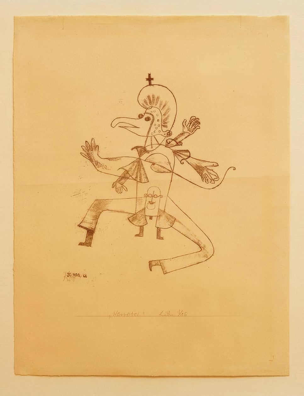 Dwaasheid door Paul Klee