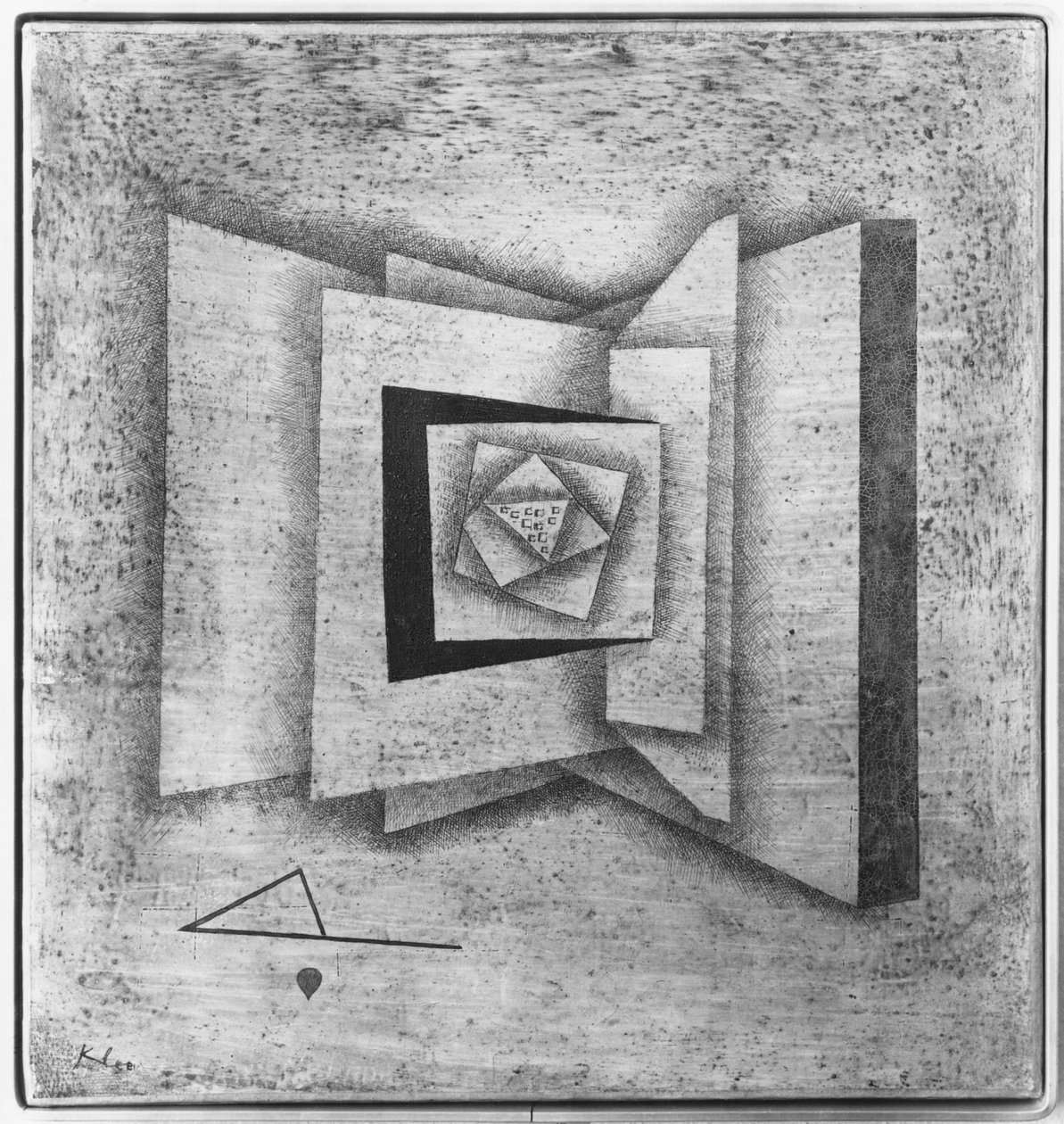 Open boek door Paul Klee