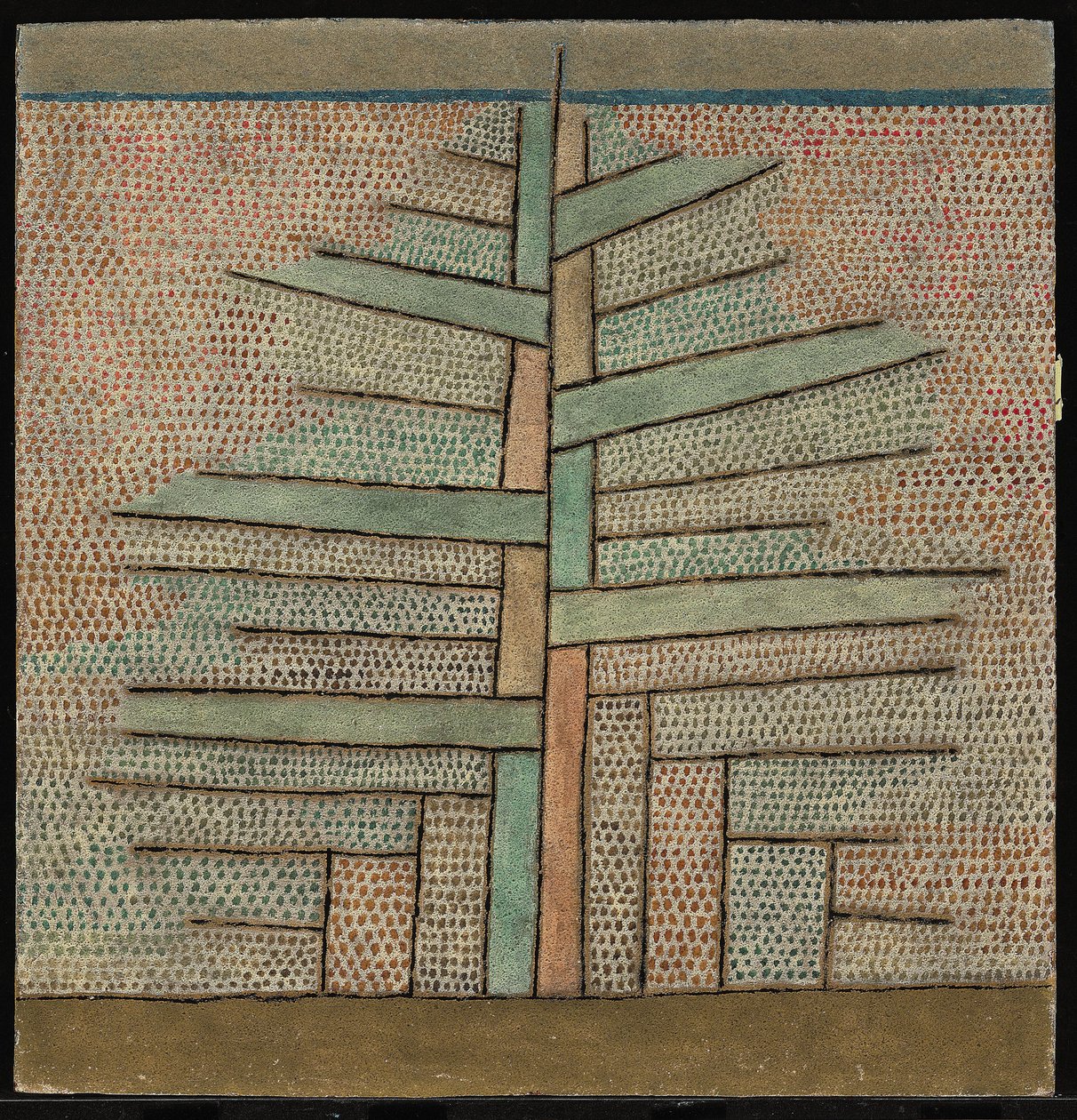 Pijnboom, 1932 door Paul Klee