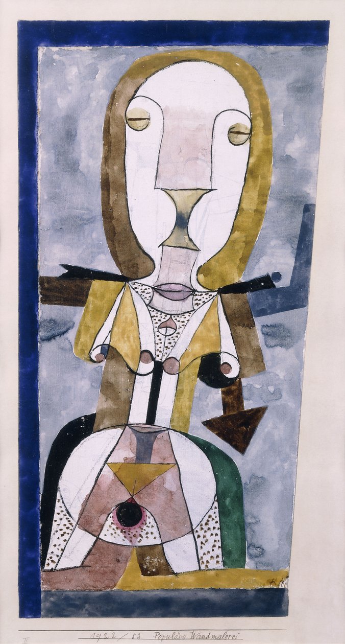 Populaire Muurschildering door Paul Klee