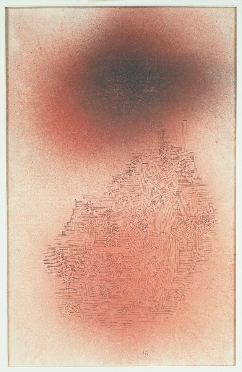 Prelude tot Golgotha door Paul Klee