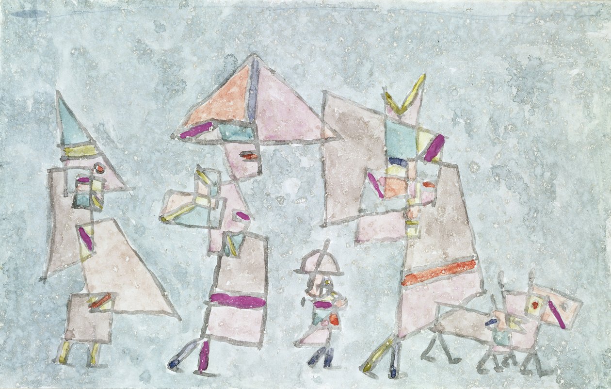 Promenade in het Oosten door Paul Klee