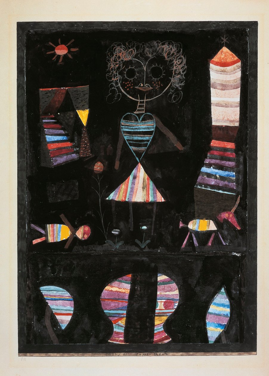 Poppentheater door Paul Klee