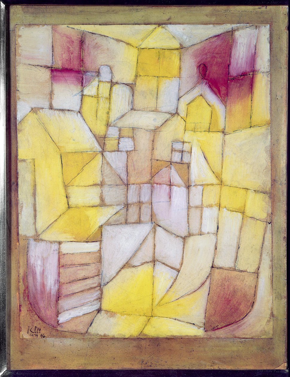 Roze-Geel door Paul Klee