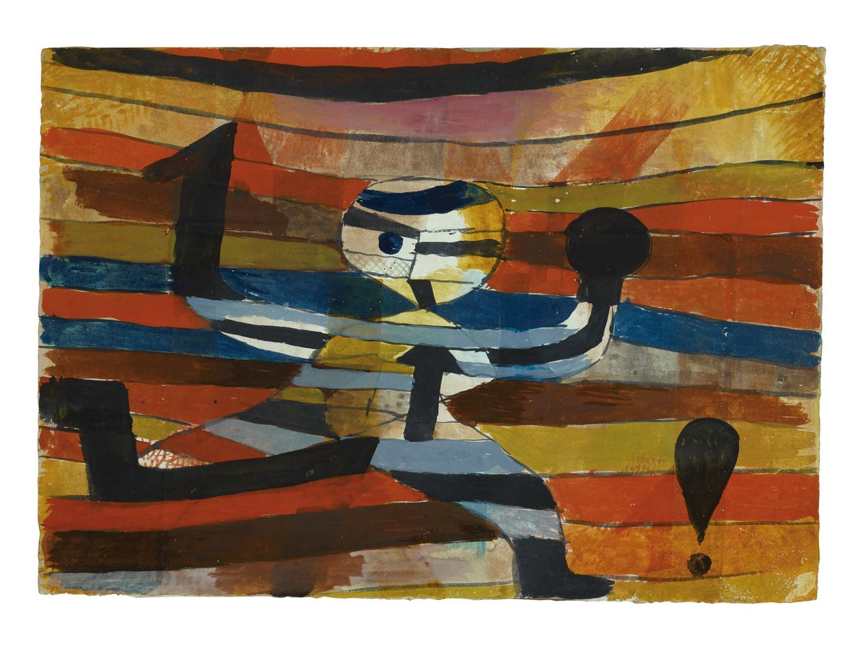 Loper - Hooker - Bokser door Paul Klee