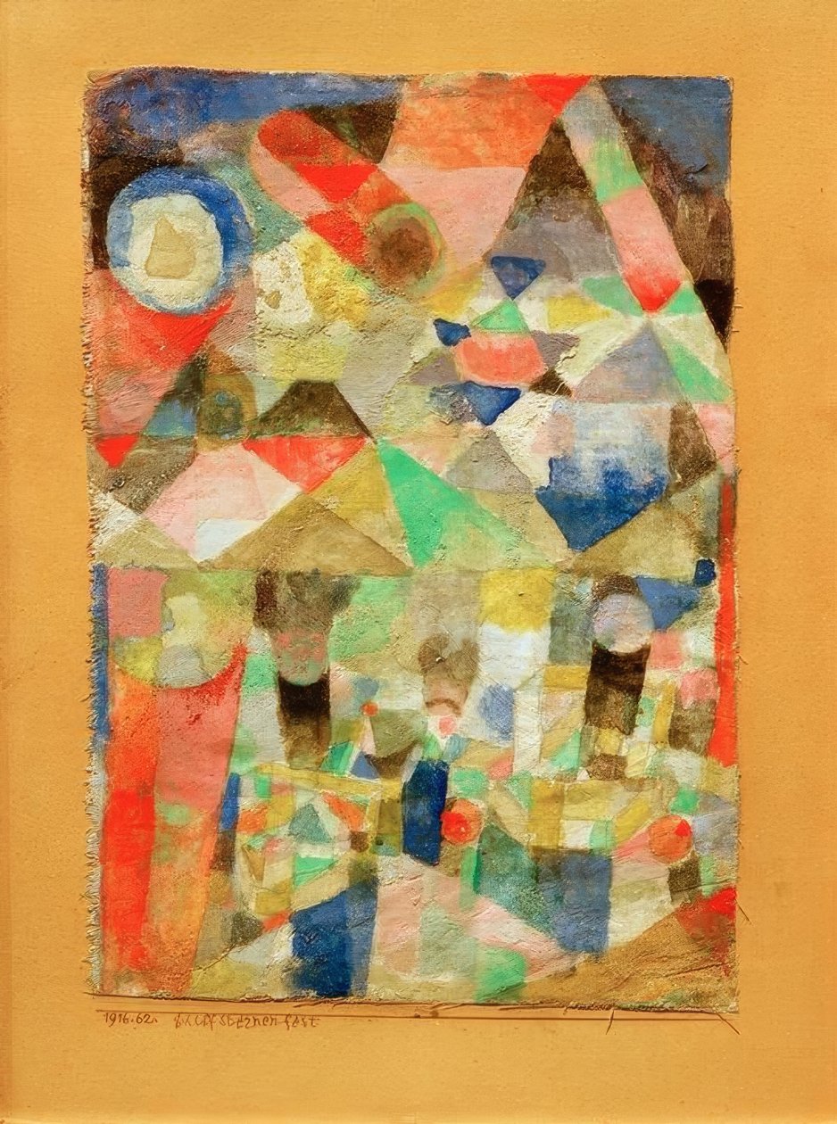 Scheepssterrenfeest door Paul Klee