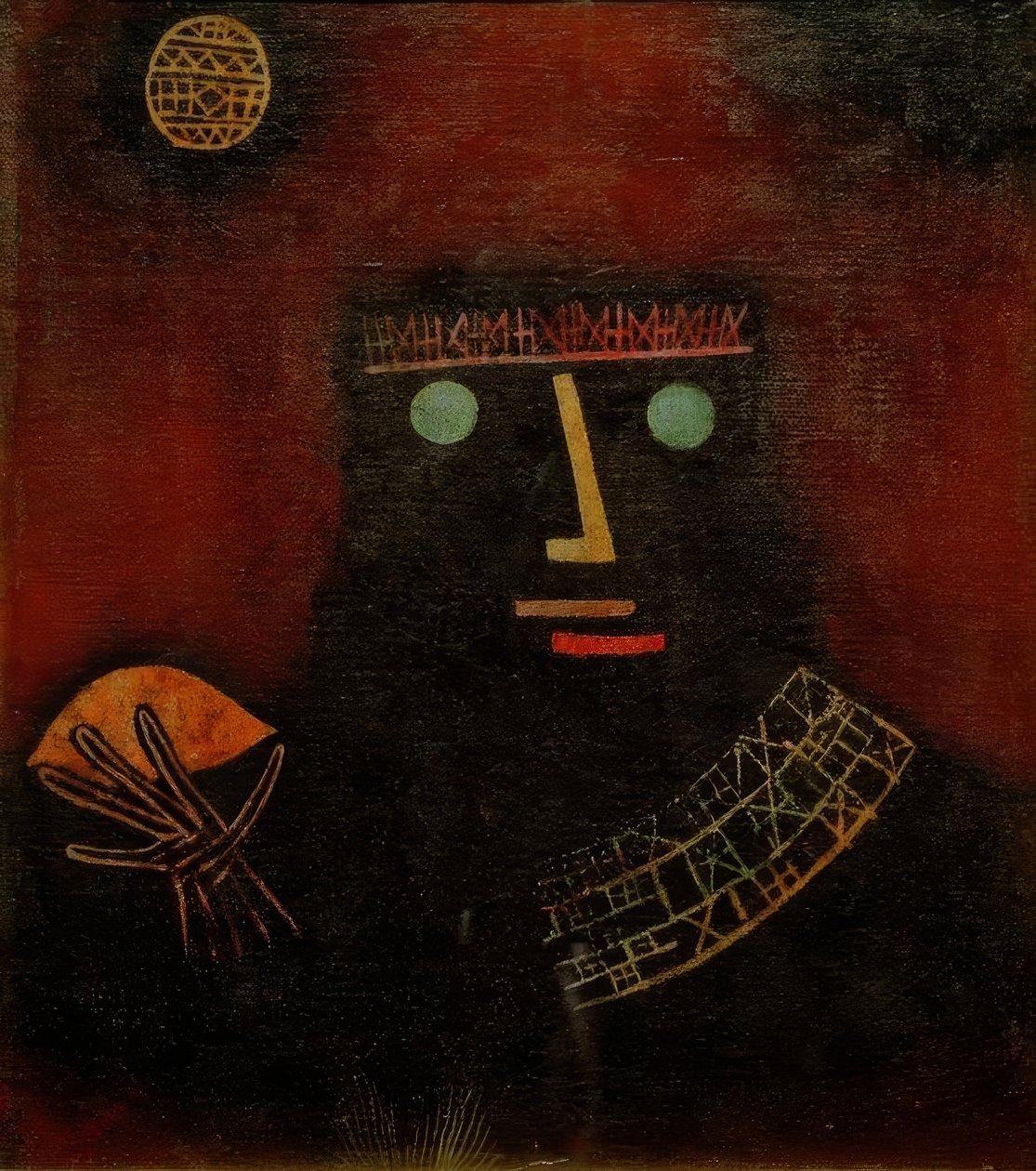 Zwarte vorst door Paul Klee