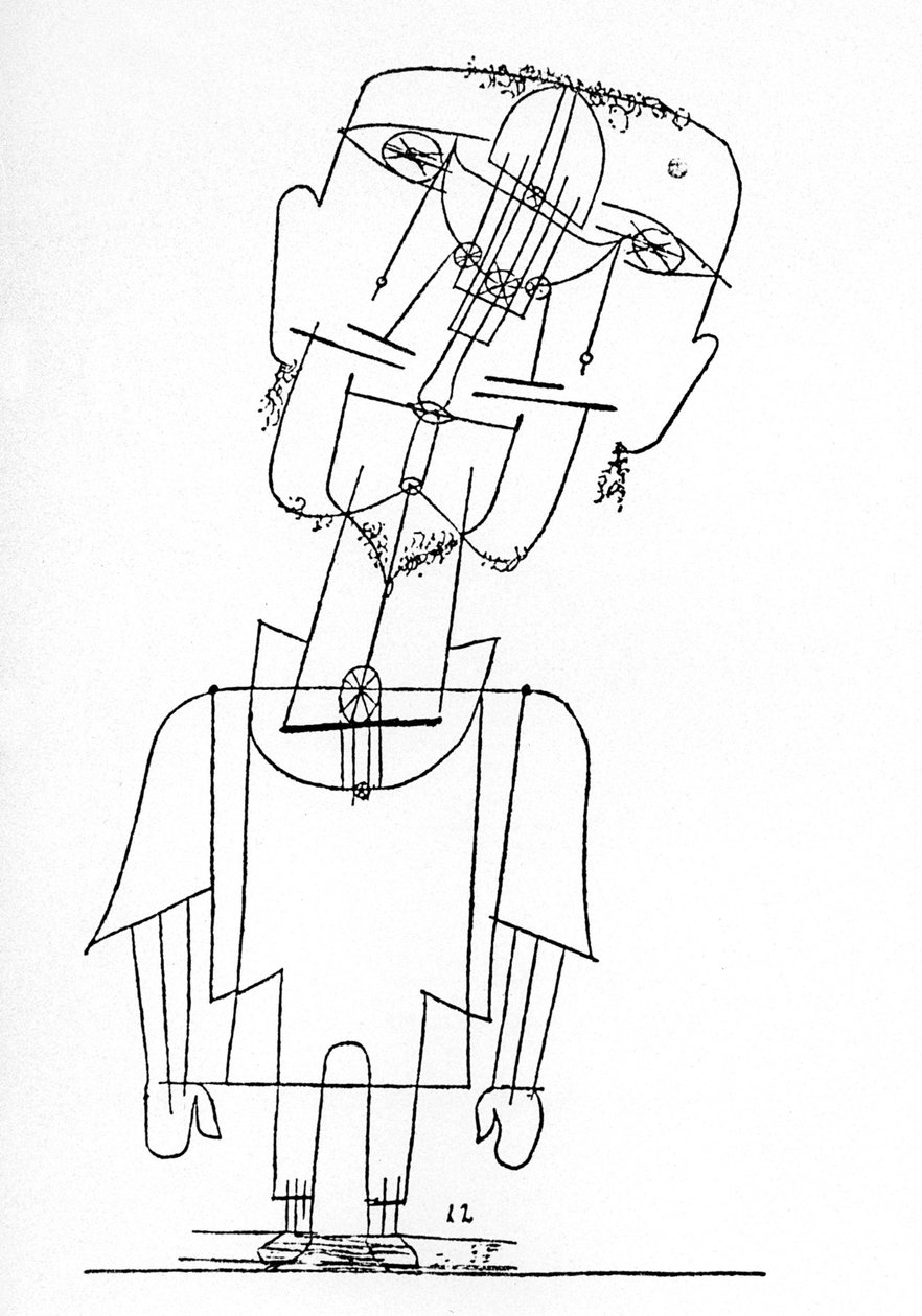 Zelfportret door Paul Klee