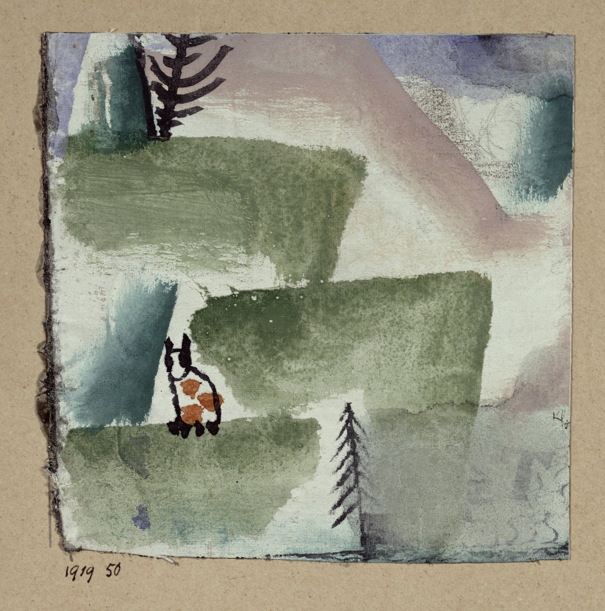 Vergelijkbaar met 49 door Paul Klee