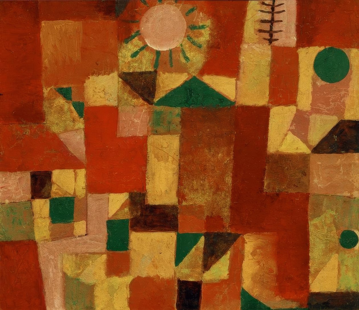 Zonnengoud door Paul Klee