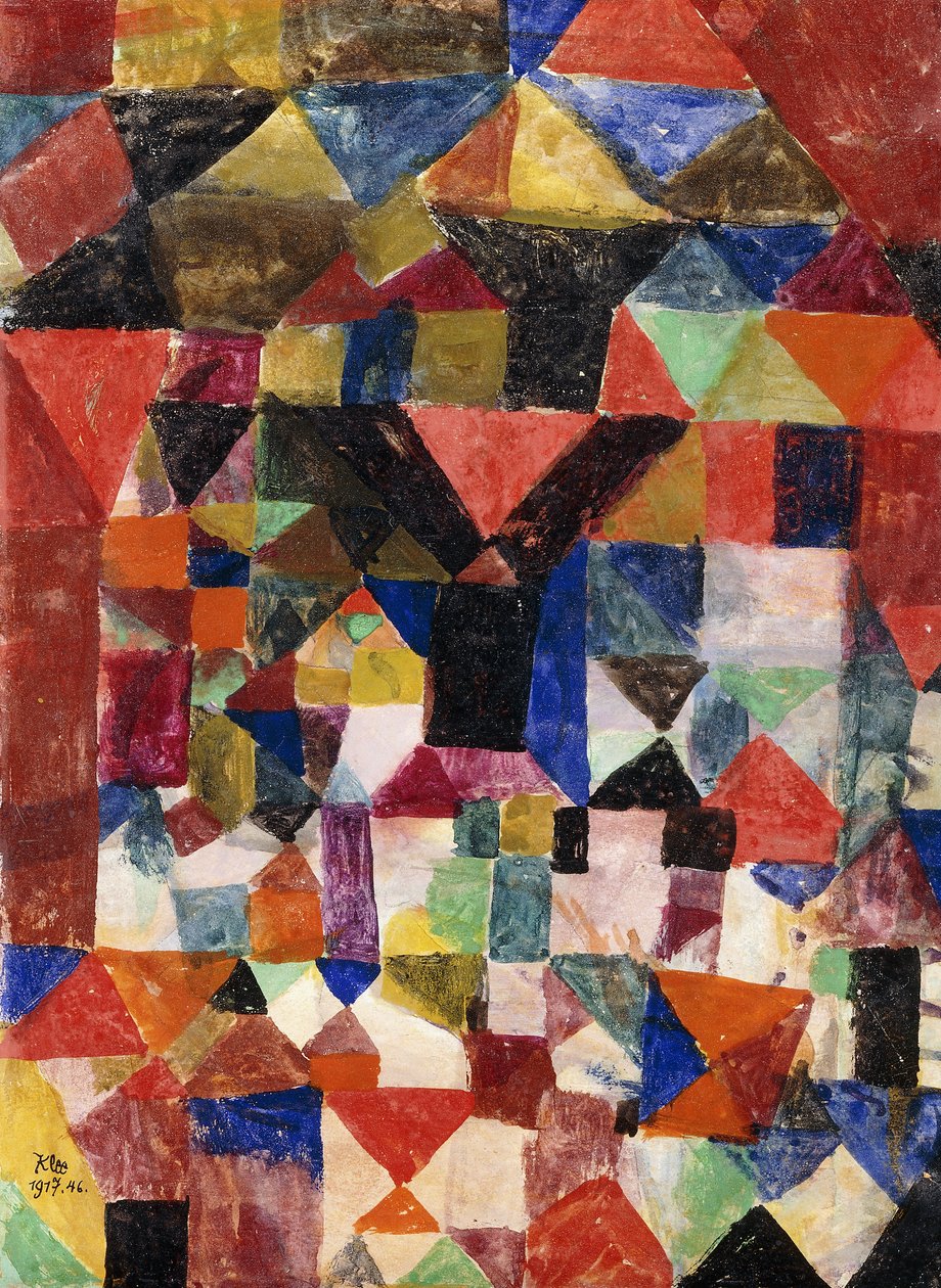 Stadachtige Opbouw door Paul Klee