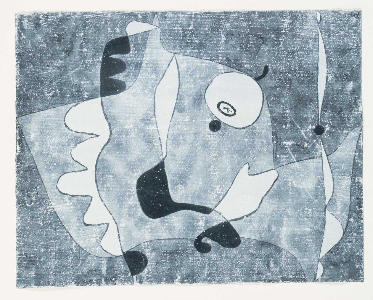 Stilleven met appel door Paul Klee