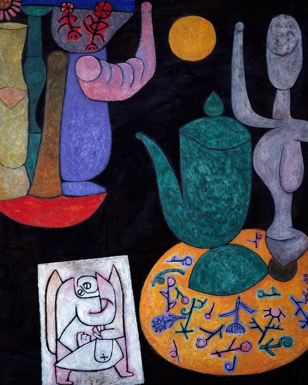 Stilleven door Paul Klee (1879-1940) door Paul Klee
