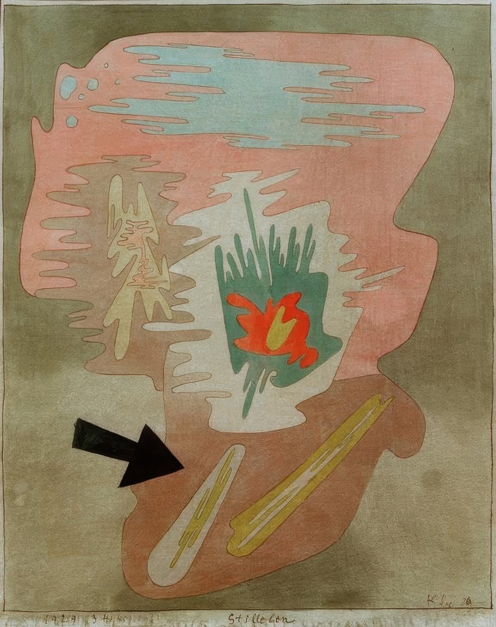 Stilleven door Paul Klee