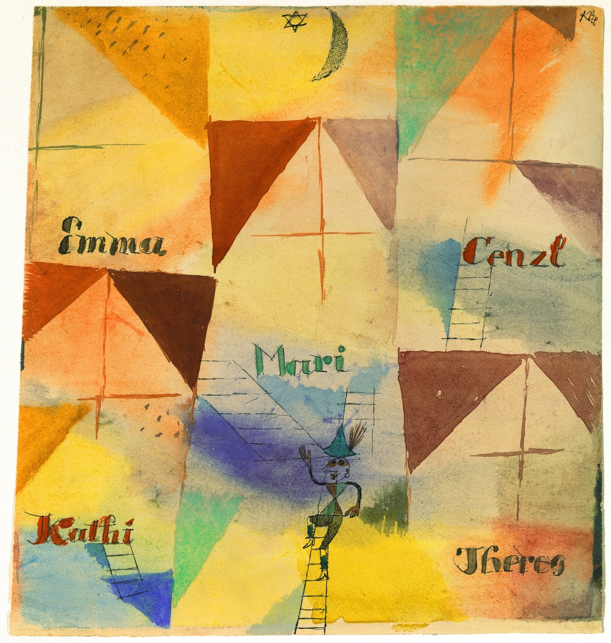 De Beierse Don Giovanni, 1919 door Paul Klee