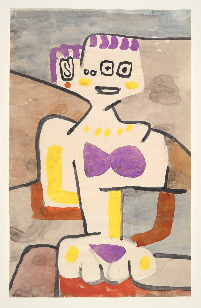 Het meisje in het noorden door Paul Klee