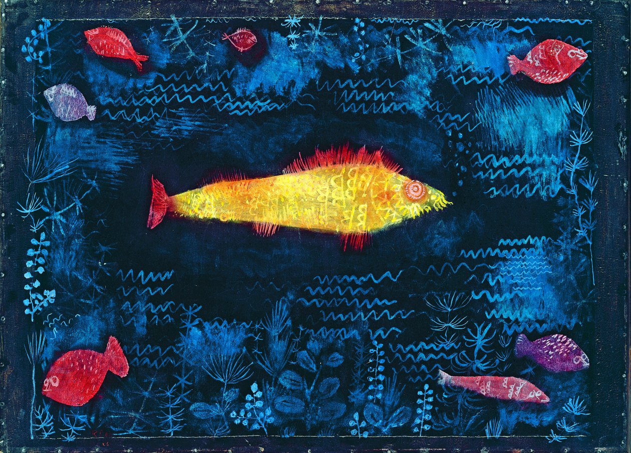De Goudvis door Paul Klee