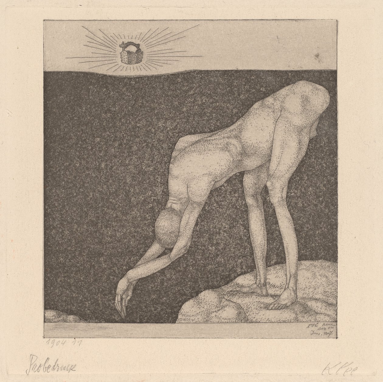 De monarchist door Paul Klee