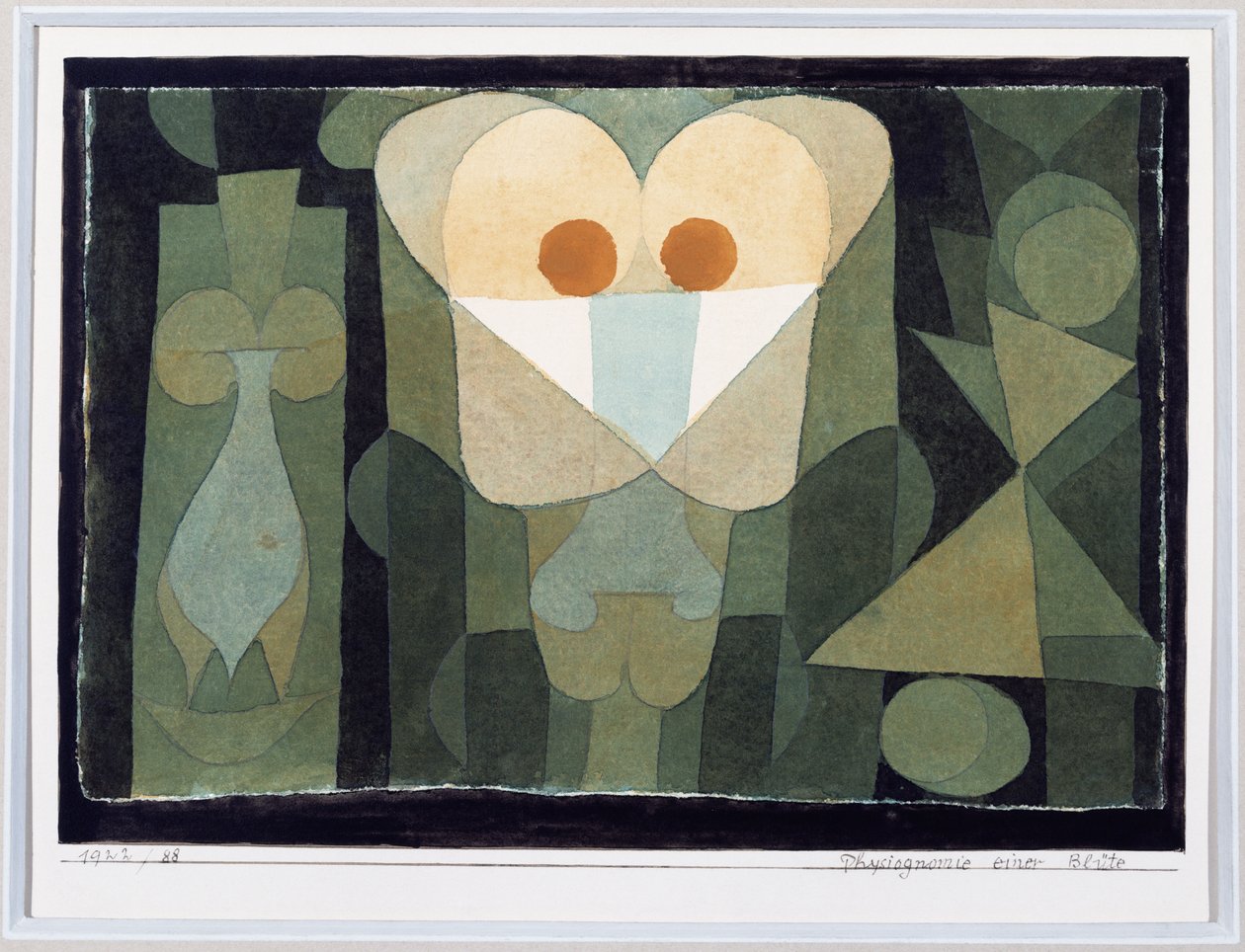 De fysiognomie van een bloedcel door Paul Klee