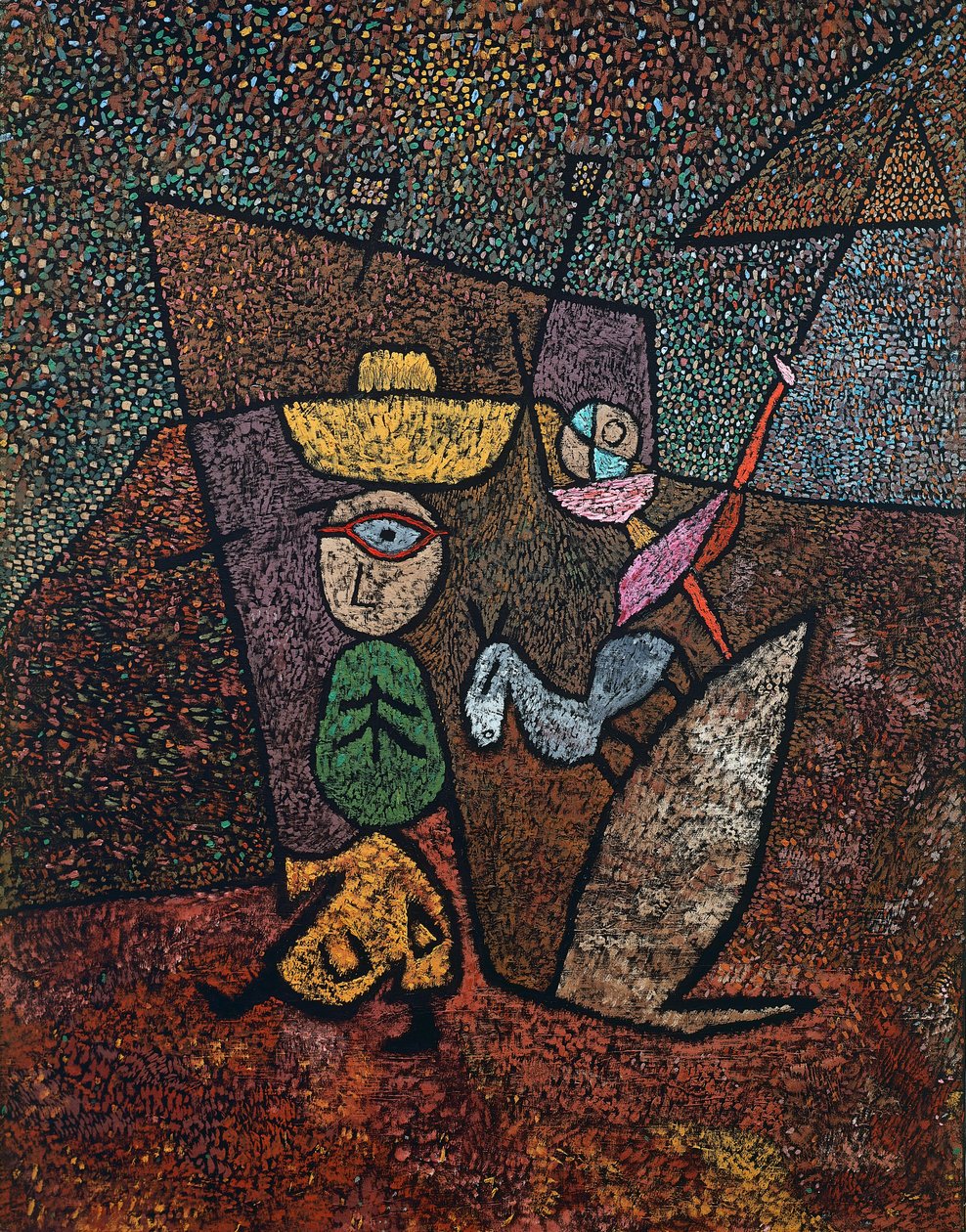 Het Reizende Circus door Paul Klee