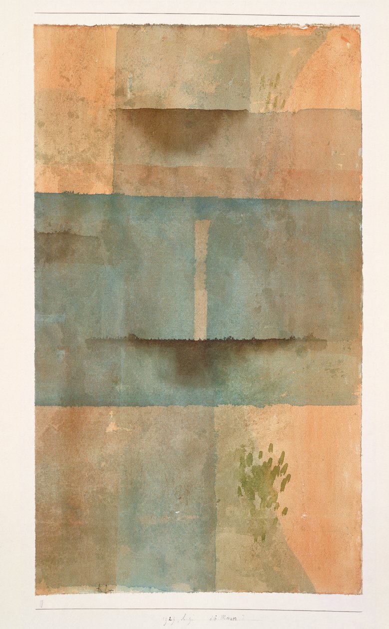 De muur I door Paul Klee