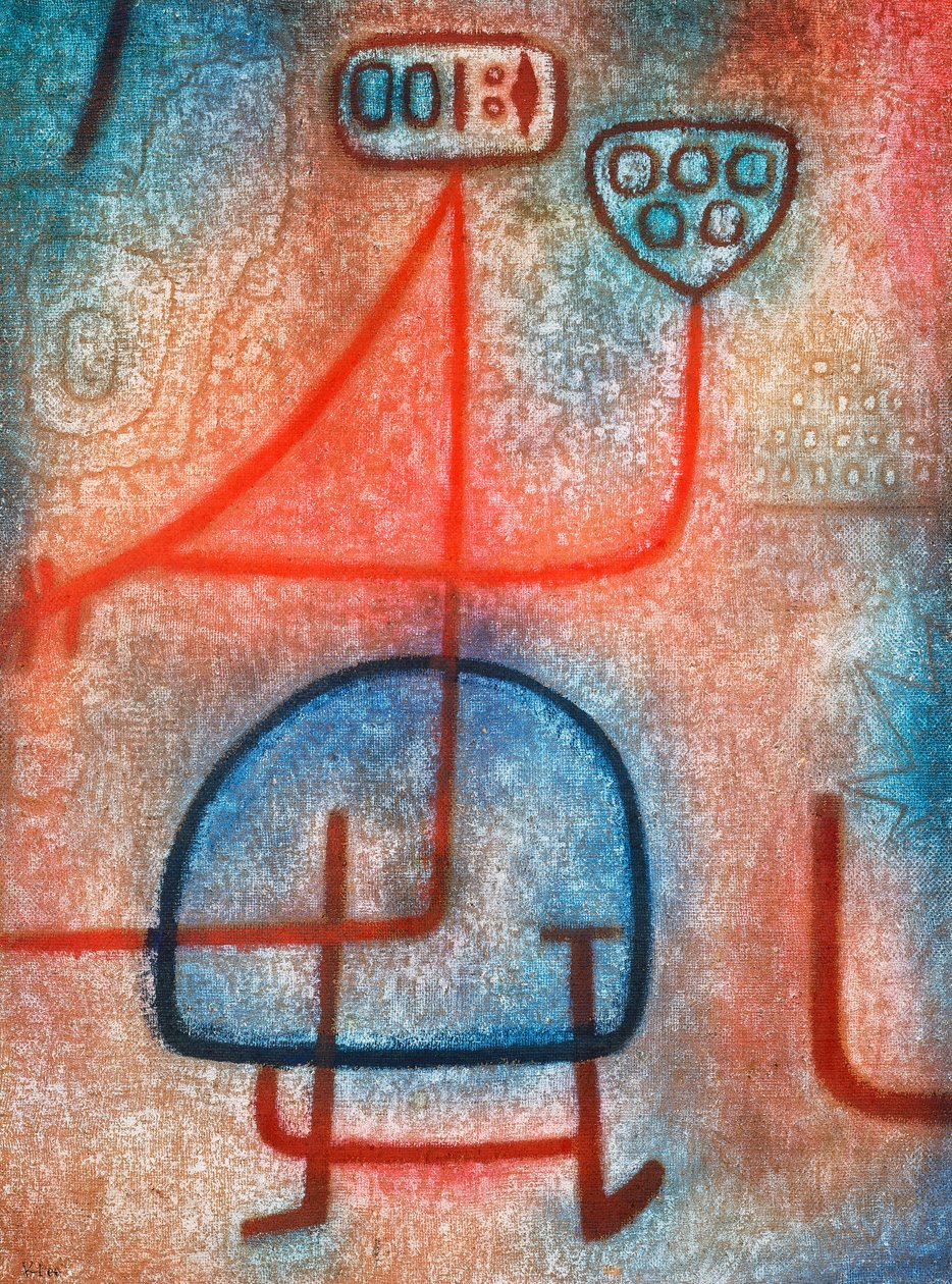 De mooie tuinierster door Paul Klee