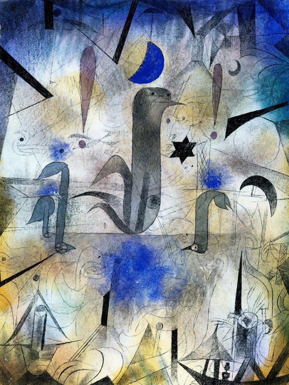 De sirenes van schepen door Paul Klee