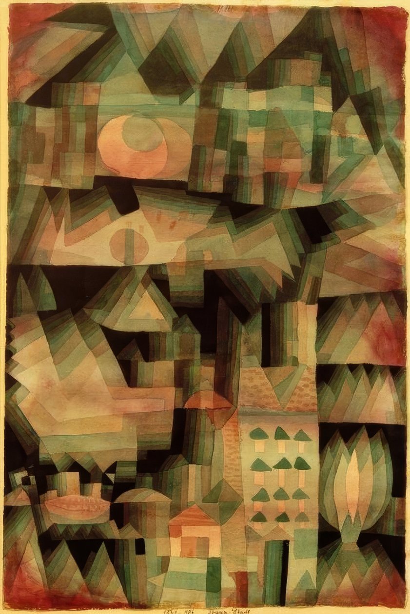 Droomstad door Paul Klee