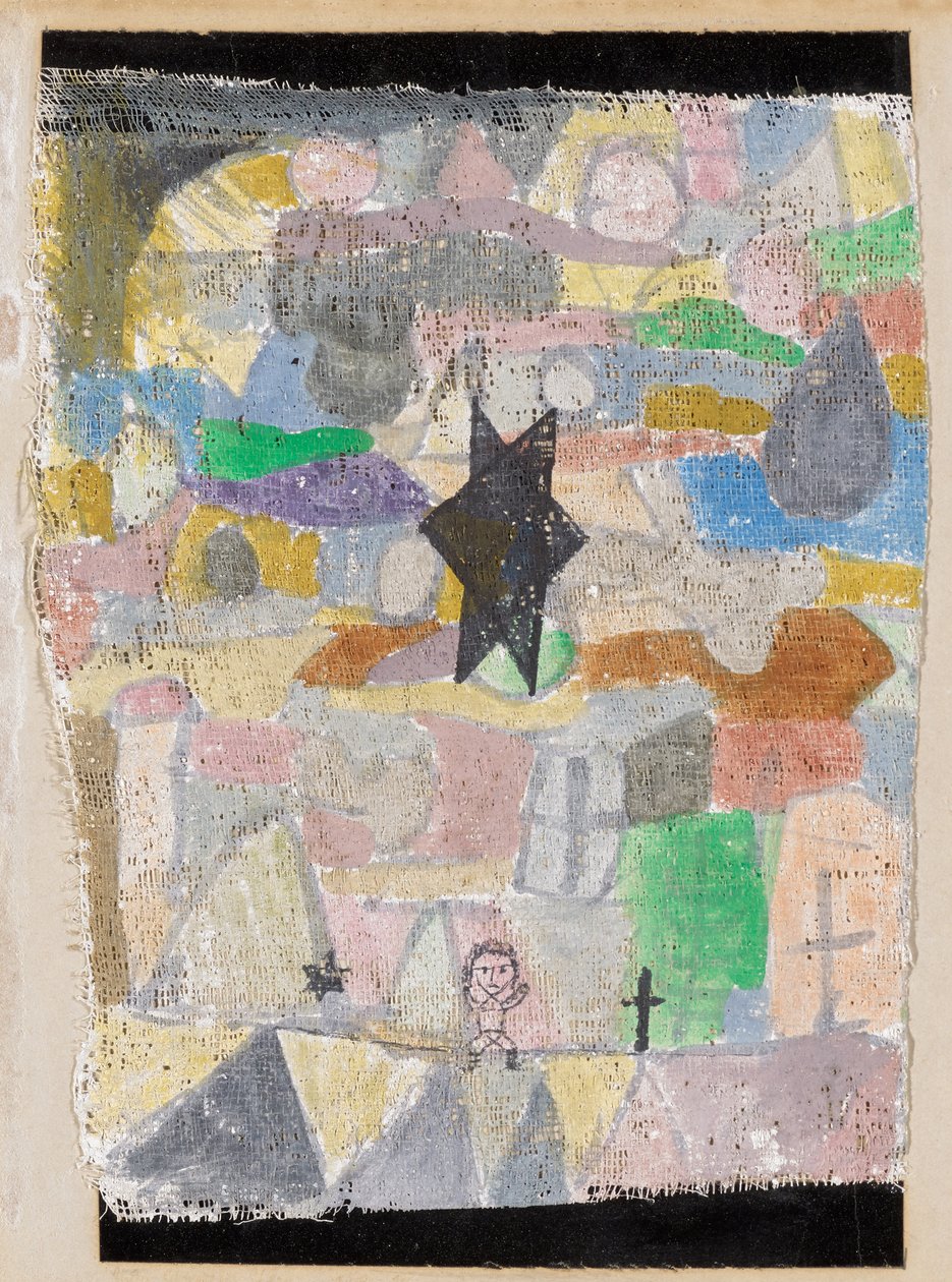 Onder een Zwarte Ster door Paul Klee