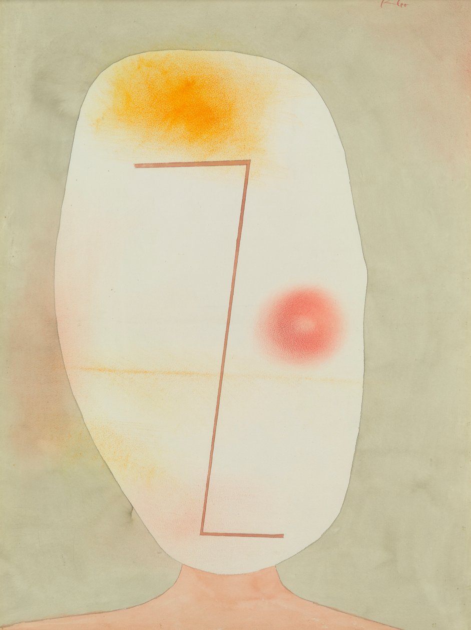 Zonder titel (Kopf) door Paul Klee