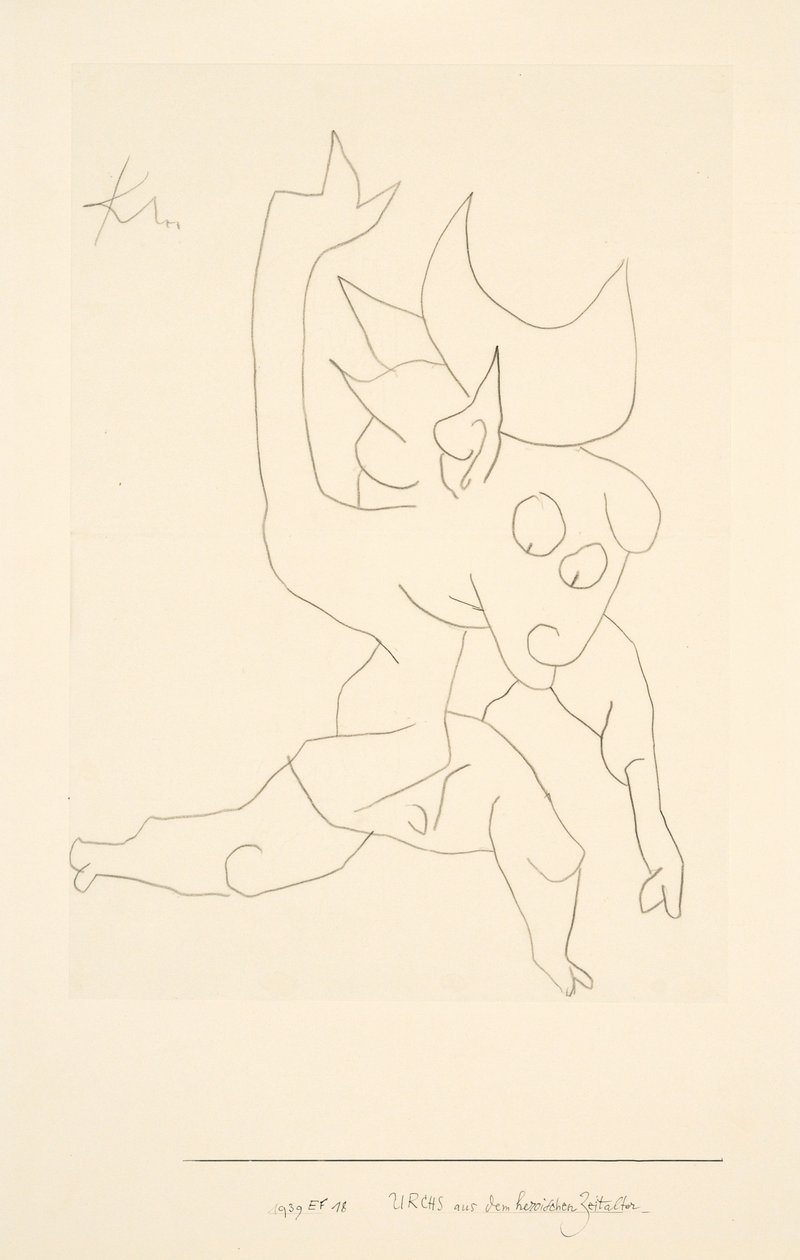 Urchs uit het Heroïsche Tijdperk door Paul Klee