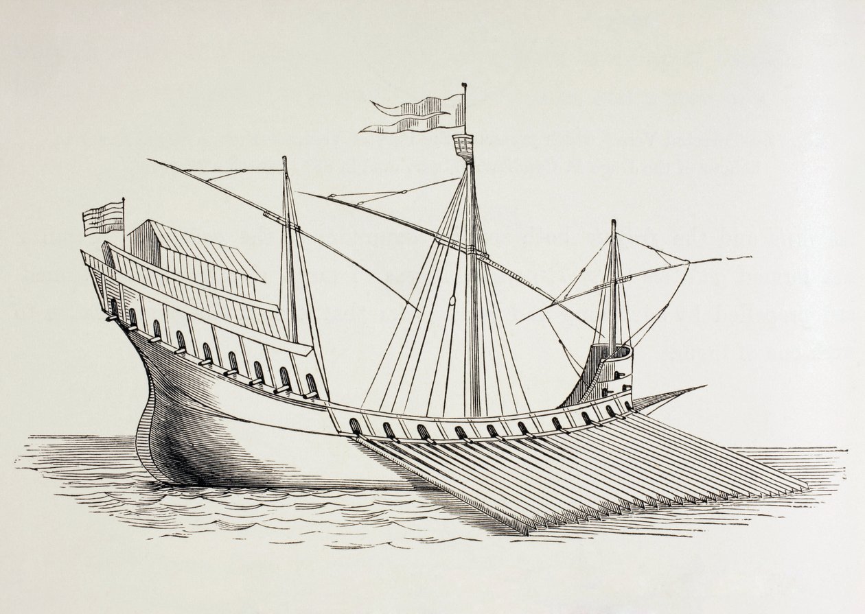 16e-eeuwse kombuis. door Paul Lacroix