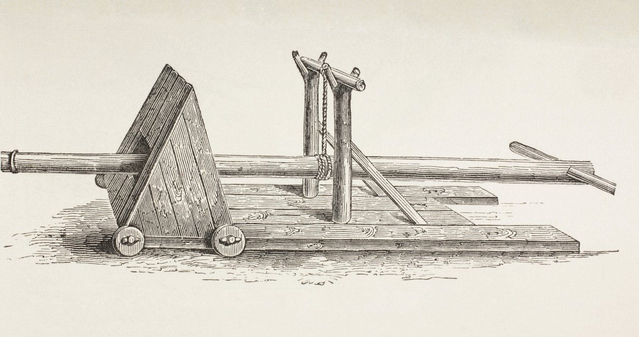 Middeleeuwse stormram. door Paul Lacroix