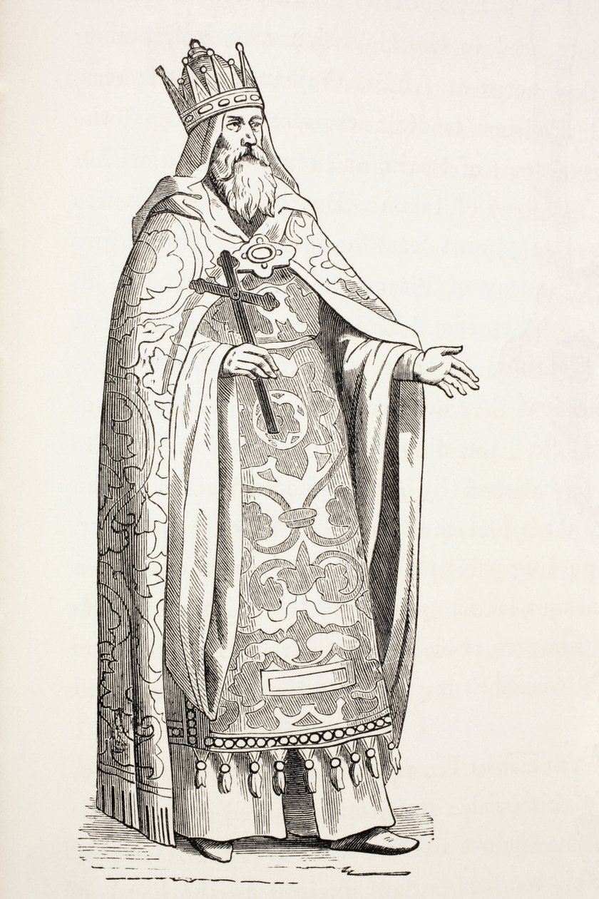 Prester John, ook bekend als Presbyter Johannes. door Paul Lacroix