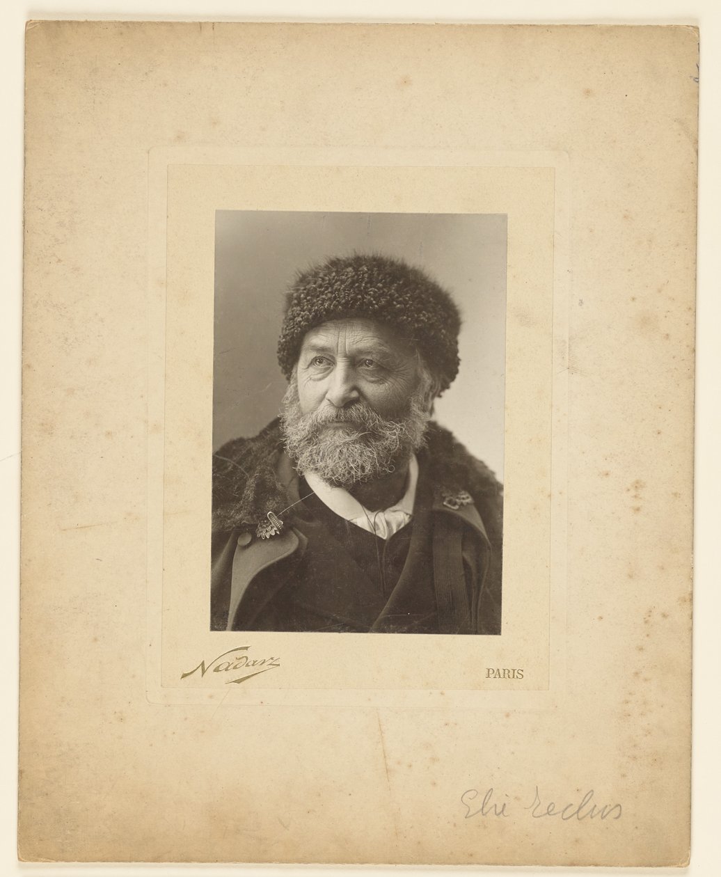 Élie [Élisèe] Reclus door Paul Nadar