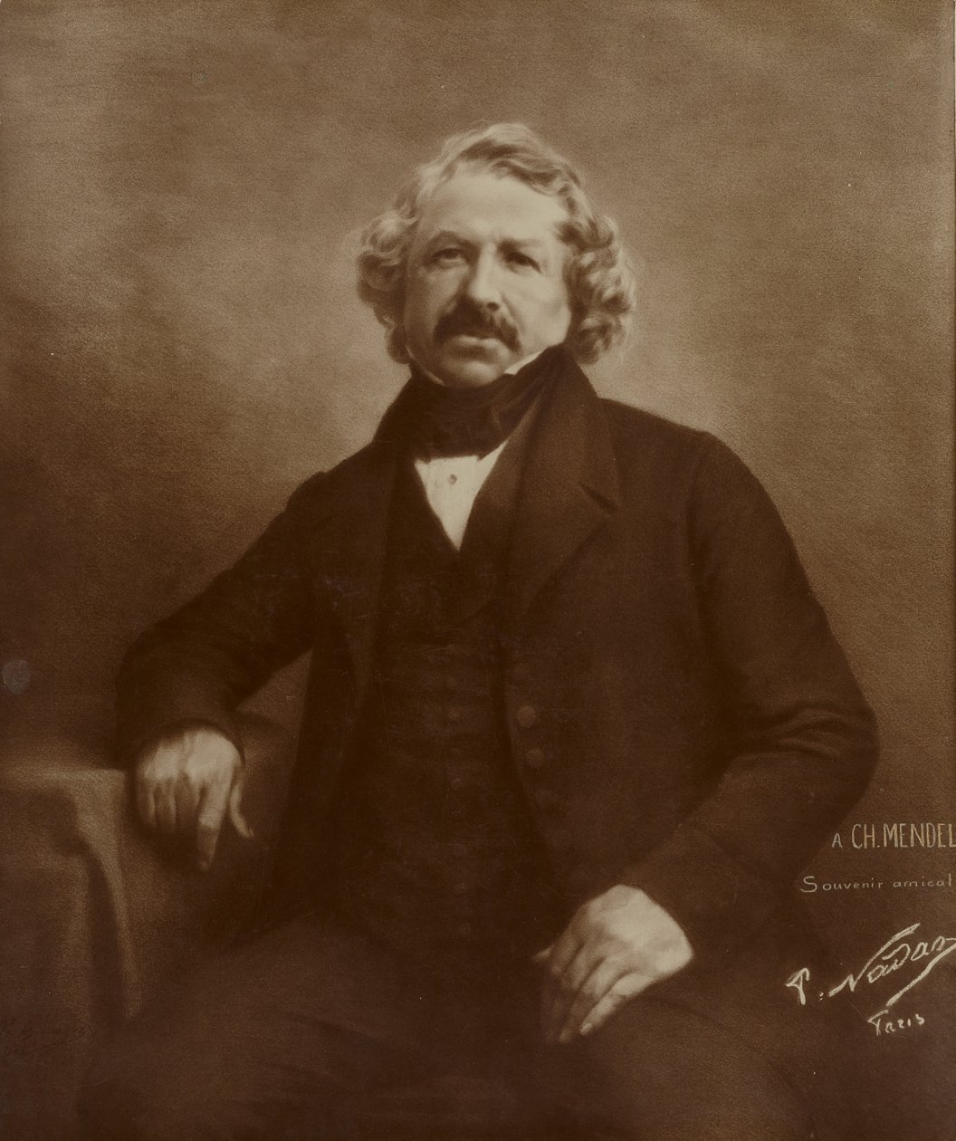 [Portret van Daguerre]. door Paul Nadar