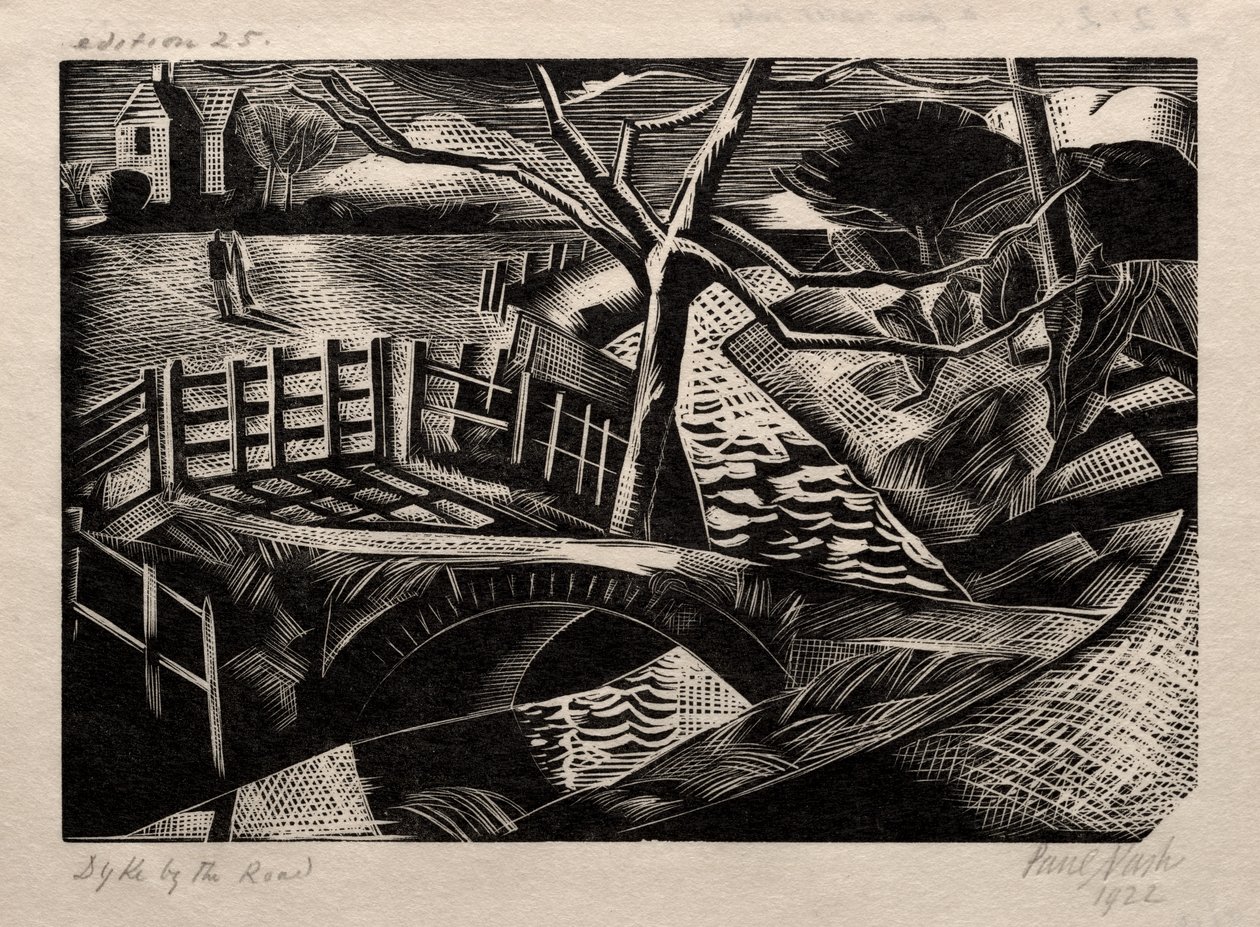 Dijk langs de Weg door Paul Nash