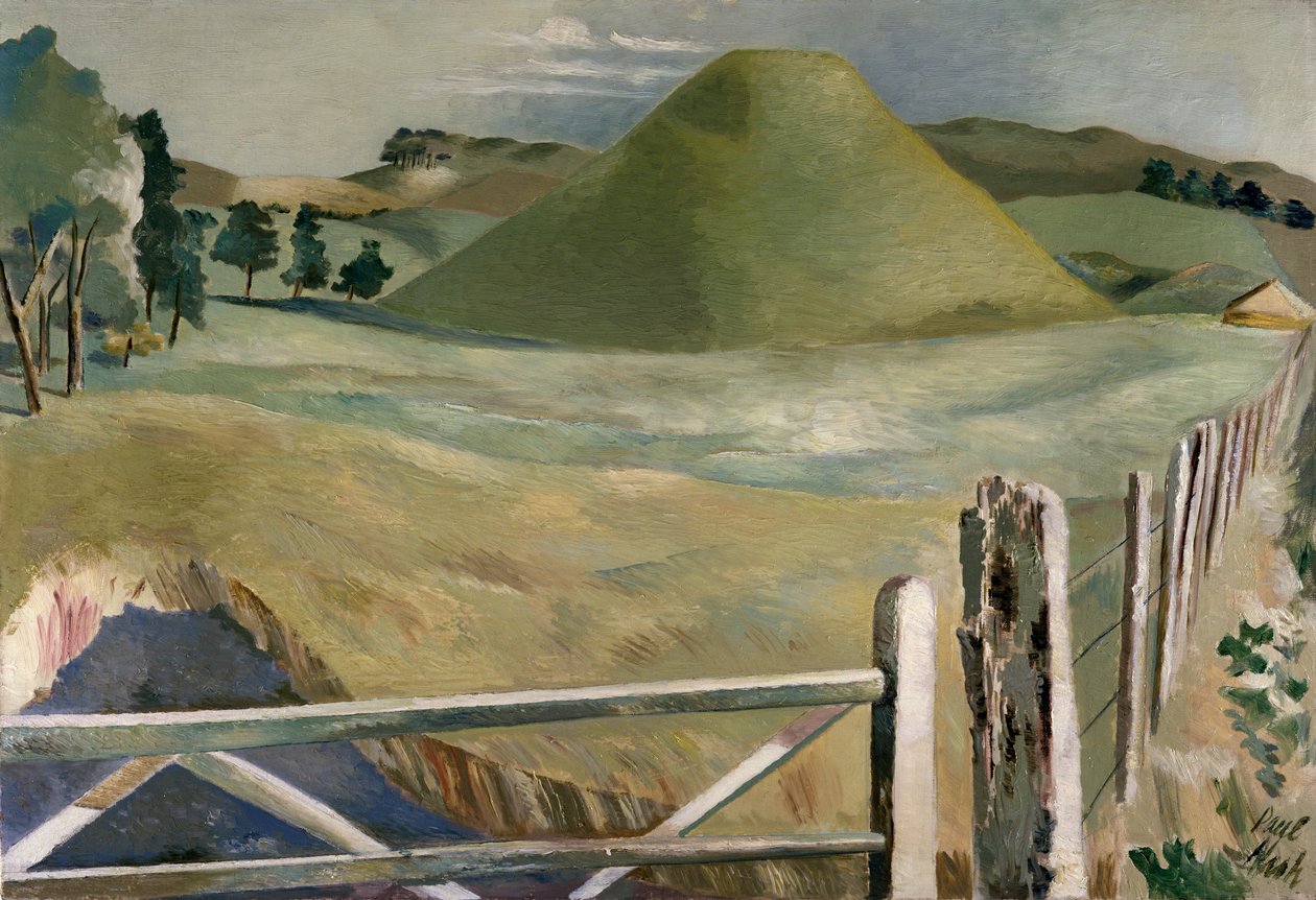Silbury Hill door Paul Nash