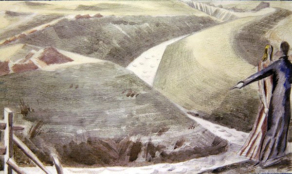 De Grote Dijk, Romney Marsh door Paul Nash