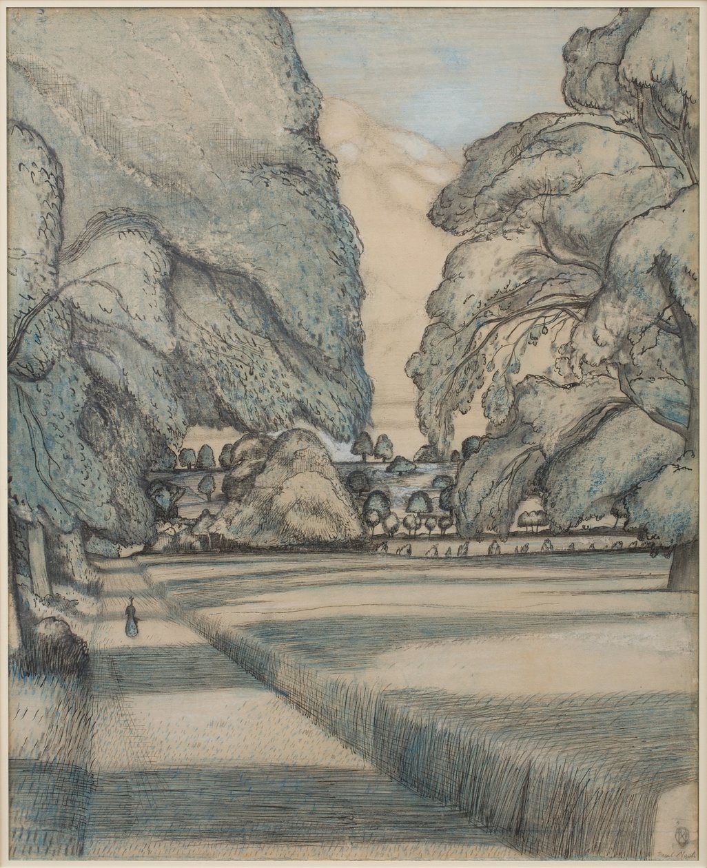 Het pauwenpad door Paul Nash