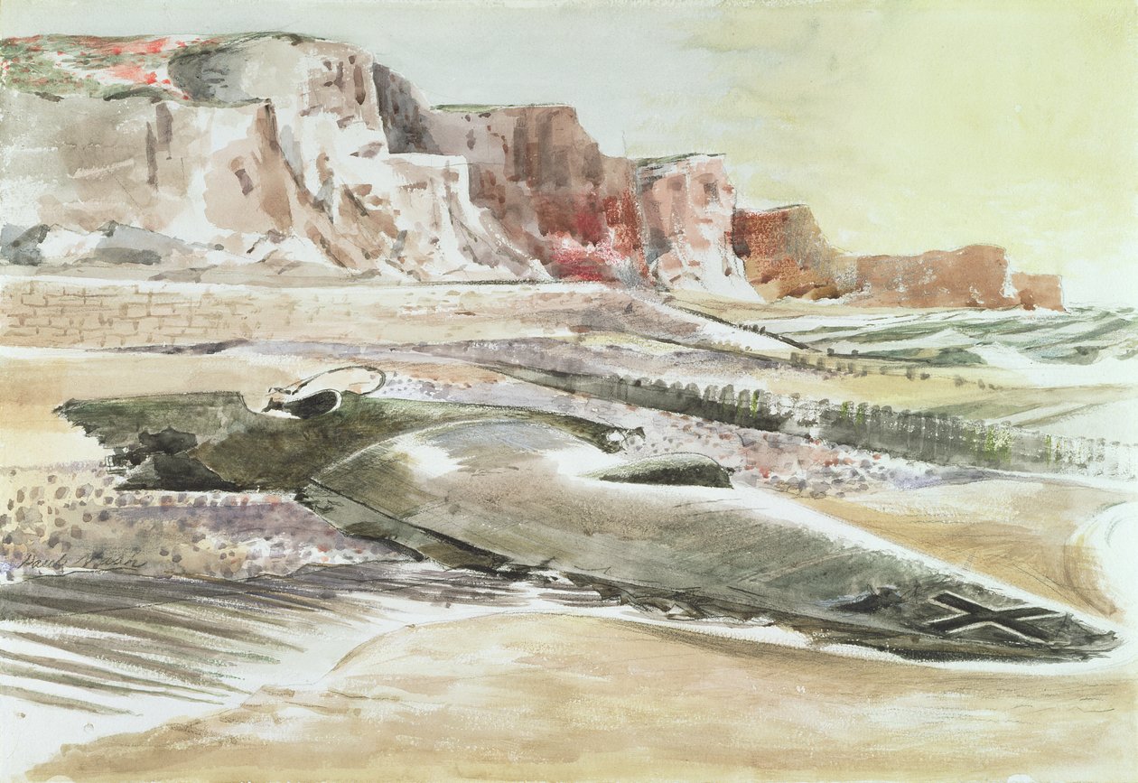 De rover aan de kust door Paul Nash