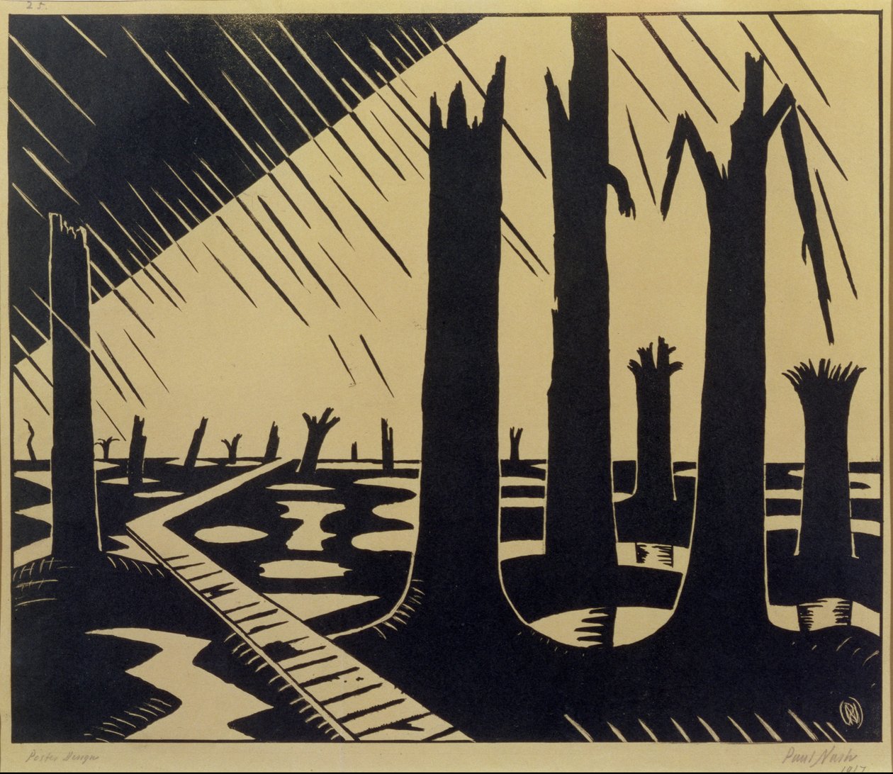 Leegte van Oorlog door Paul Nash